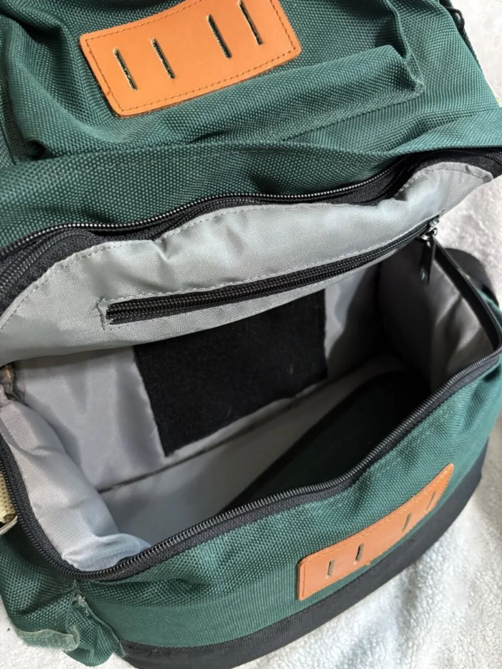 Vintage Canon Professional Photographer Camera Backpack Forest Green Canvas 1